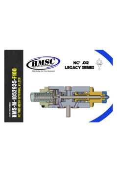 Replacement for Nordson® Surebead® 1052935 AOAC Legacy NC² module with 100 mesh filter and self-cleaning .012 nozzle